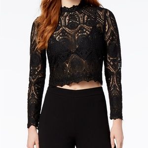 Mare Mare padma crochet illusion top
